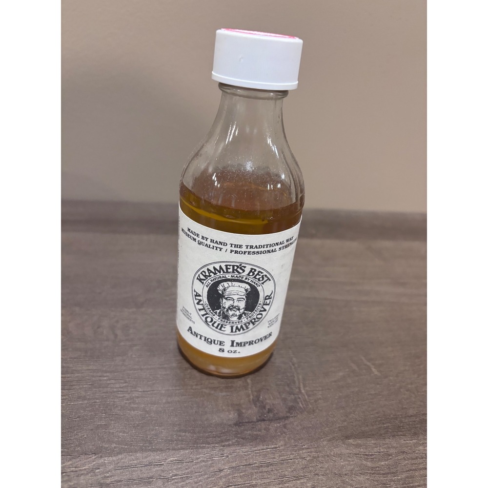Kramers Best Antique Improver 8 oz Wood Furniture Restorer Cleaner Polish USA